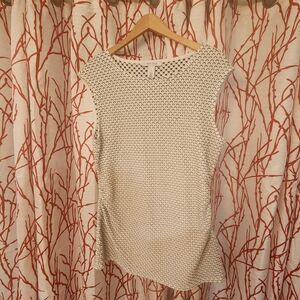 White House Black Market Geometric Sleeveless Top